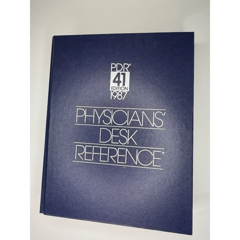 Physicians' Desk Reference 41st Edition Hardcover Medical Economics 1987 Vintage